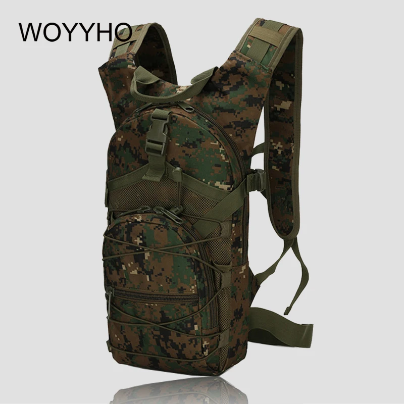 

15L Tactical Bladder Hydration Backpack,Military Hydration Backpack for Men,Camping Outdoor Rucksack Backpack,no Water Bag