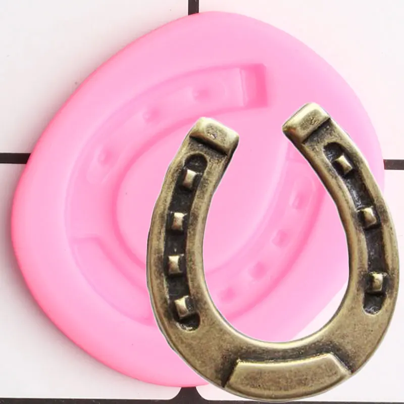 

Horse Shoe Border Silicone Mold Baby Party Cupcake Topper Fondant Cake Decorating Tools Cookie Baking Candy Clay Chocolate Mold