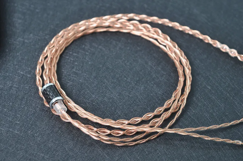 4 core braiding Neotech frozen 7n один Кристалл Медь UPOCC наушники с медным покрытием обновление и обслуживание полуфабрикатов DIY Кабель - Цвет: 4 core braiding