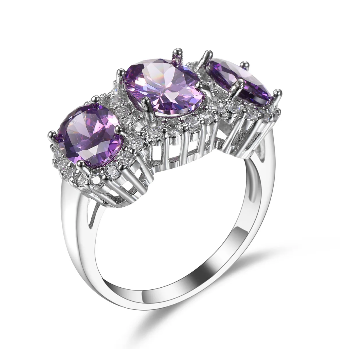 Crystal Stone Ring Zircon Engagement Ring for Women Wedding Rings crystal rings,zircon rings,engagement rings,wedding rings