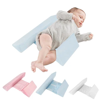 

Baby Shaped Pillow Safer Sleeper Side Sleeping Triangle Positioning Toddler Pillow Removable Washable Anti-vomiting Milk