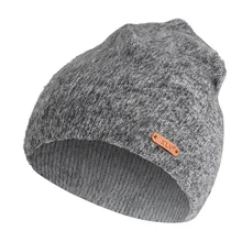 Мужская зимняя короткая вязаная шапка из кашемира, унисекс, утолщенная шапка, wo Мужская этикетка, уличная Лыжная теплая шапка, теплая шапка с защитой ушей