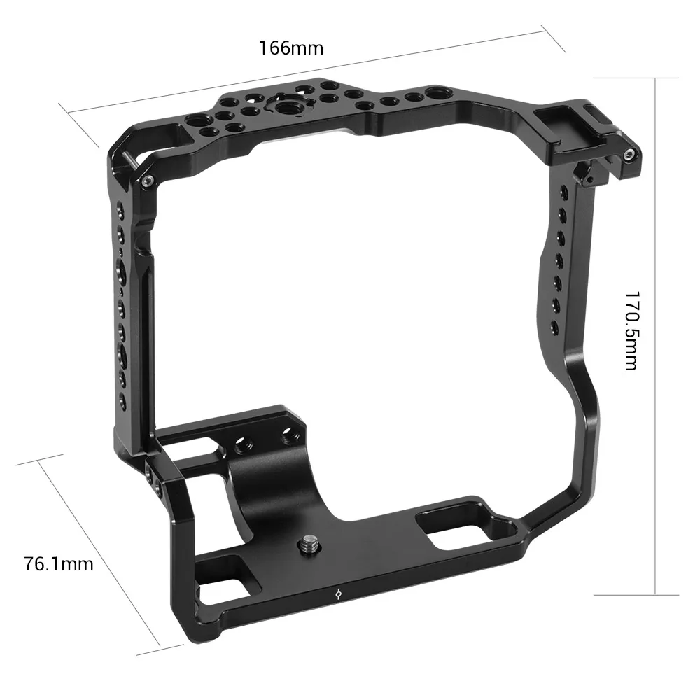 Клетка для камеры SmallRig S1 для Panasonic S1/S1R с DMW-BGS1 батарейным захватом, встроенные крепления для холодного башмака и рельсы Nato 2410