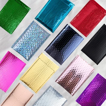 

10pcs Poly Bubble Mailer Envelopes Bags Self Seal Padded Heavy-Duty Shipping Mailing Sealing Packaging Bags For Business