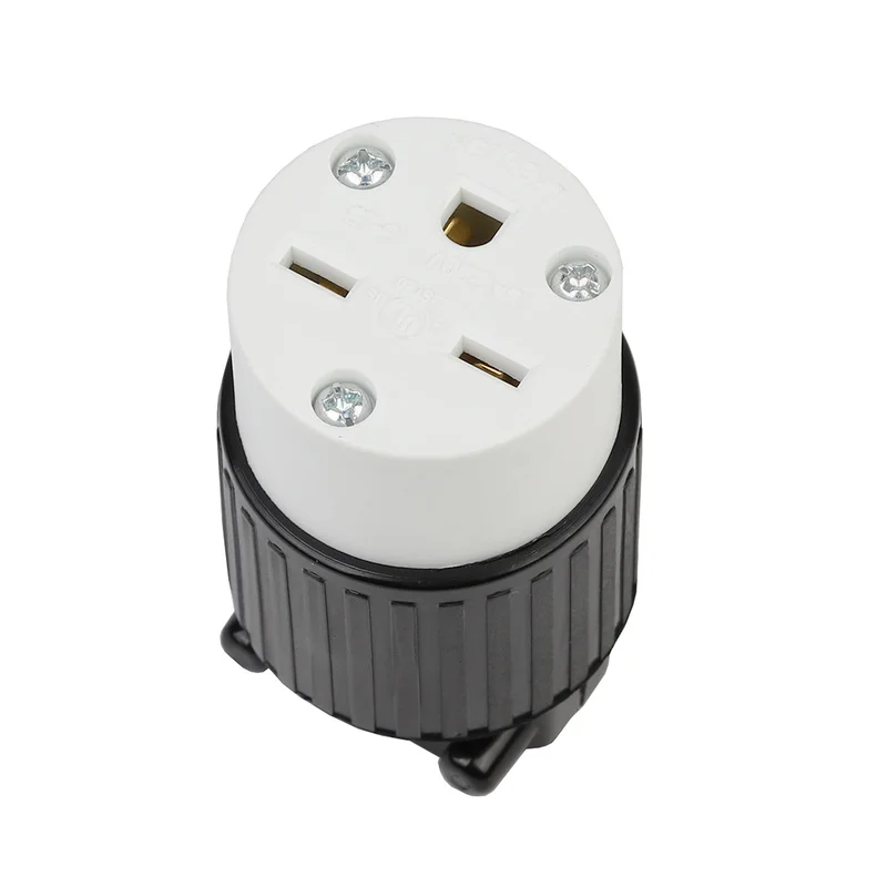NEMA 6-15R 15A/250 В саморегулирующийся разъем, американский стандарт промышленный гнездовой разъем, Американский промышленный саморегулирующийся разъем