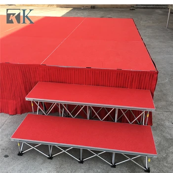 

China portable aluminum stage durable platform riser for concert wedding event music festival