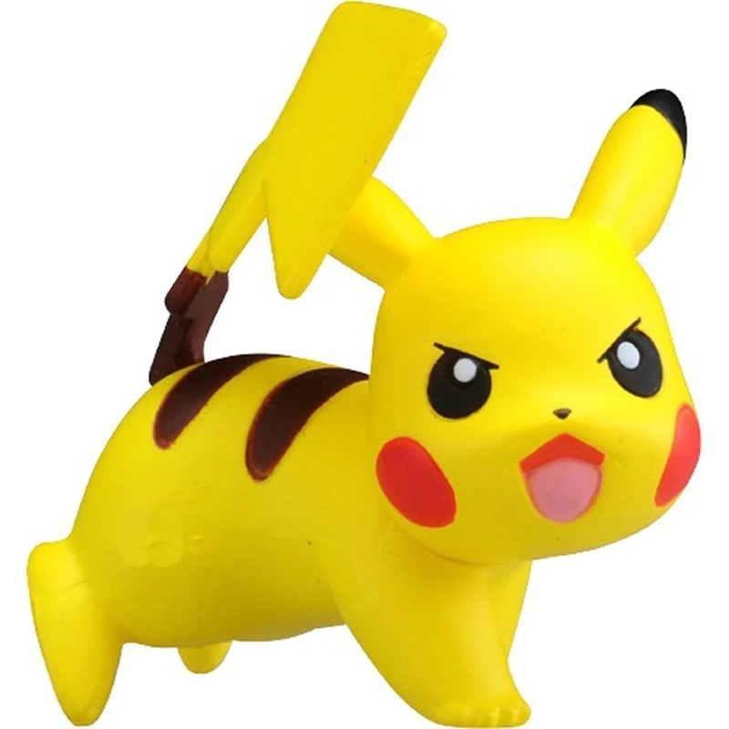 Takara Tomy Pokemon monglue EX Sun Moon 4 см мини игрушка Коллекционная Фигурка Пикачу боевая поза