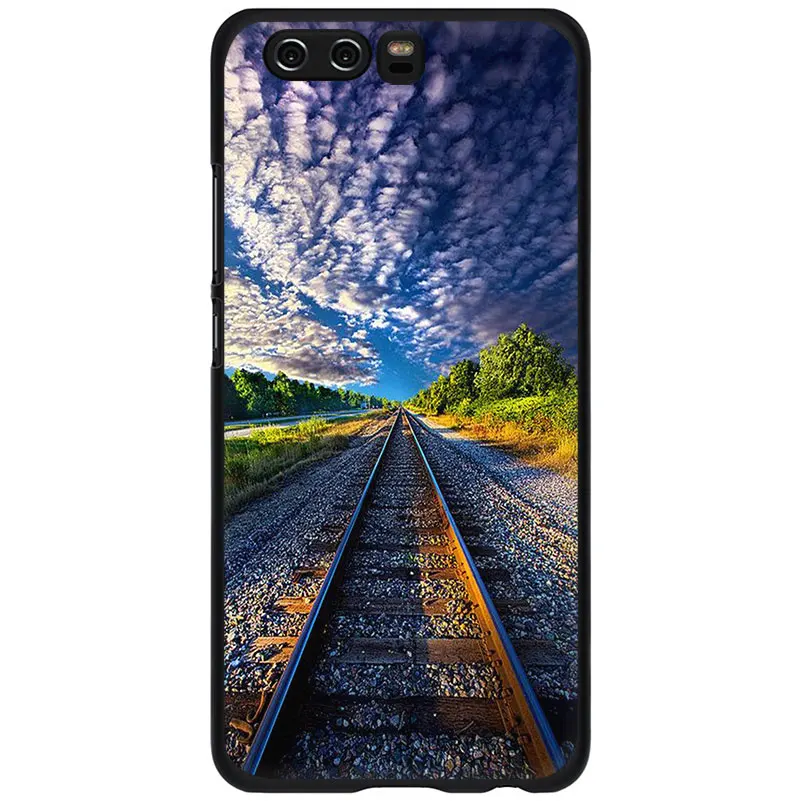 Мягкий чехол для телефона EWAU Railway для huawei Honor view 20 9X 6A 7A 7C 7X 8C 8X Pro 8 9 10 Lite - Цвет: B4