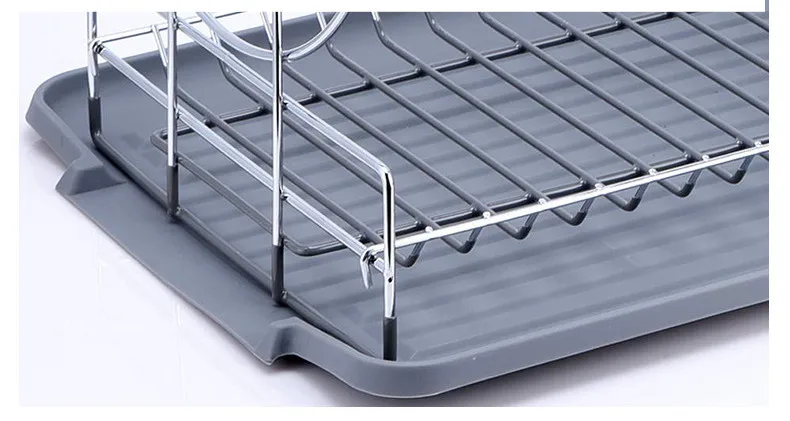 2 уровня Нержавеющая сталь сушки посуды шкаф-органайзер для кухни фильтрующая плита держатель столовые приборы для хранения полки раковина людей контейнер инструмент