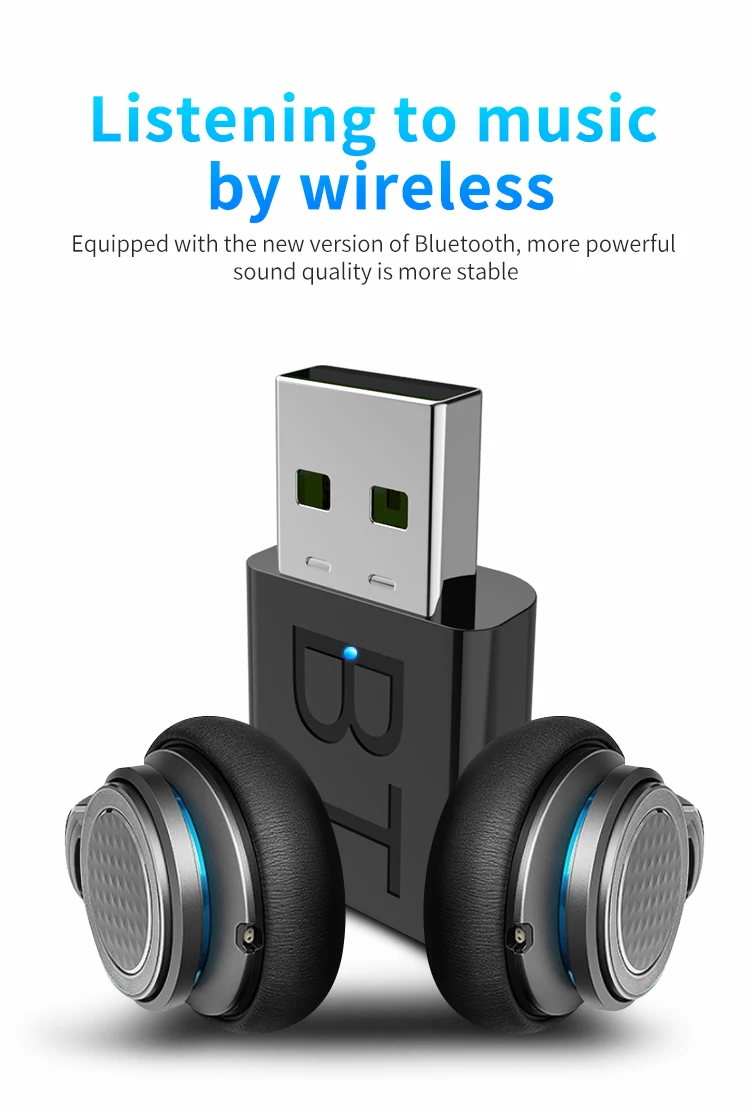Беспроводной Bluetooth 5,0 приемник адаптер 2 в 1 Bluetooth стерео аудио передатчик приемник для автомобиля наушники ТВ динамик Z4