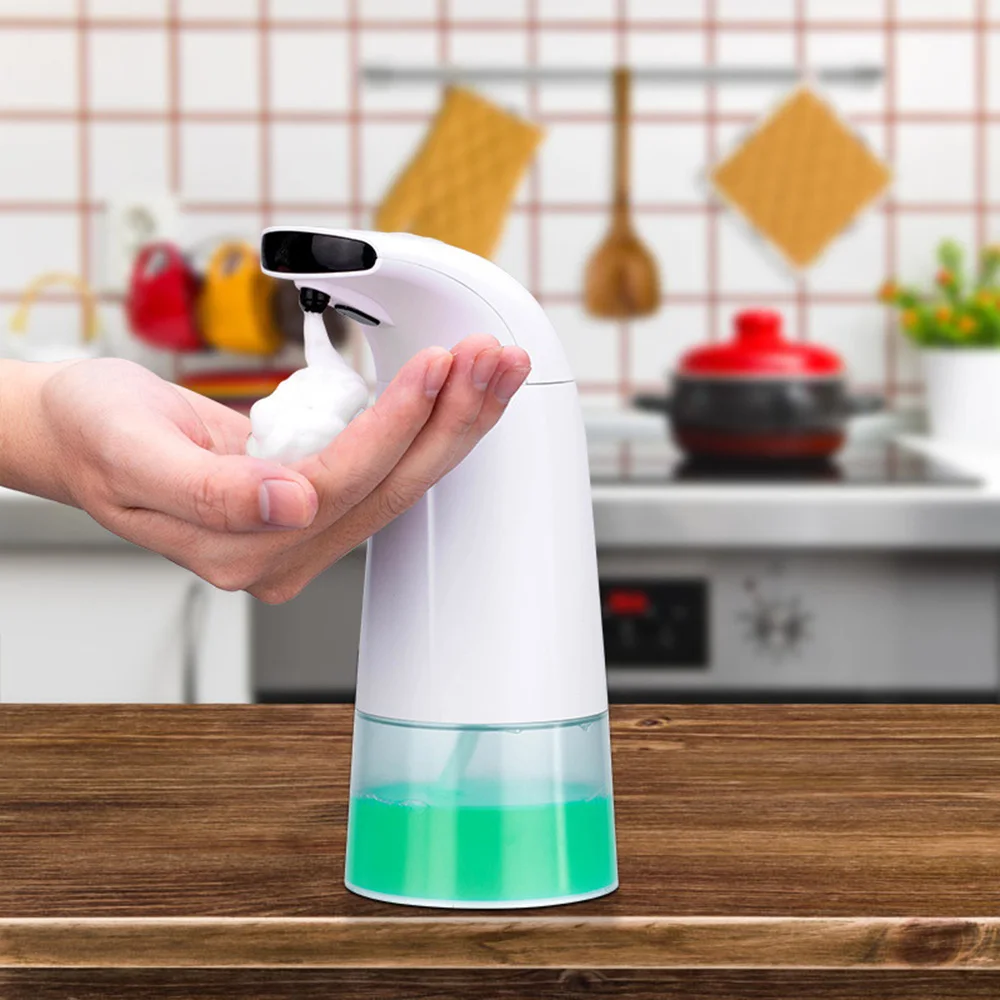 Intelligent Liquid Soap Dispenser Automatic Induction Foam Washing Mobile Phone Infrared Sensor Kitchen Bathroom Tools