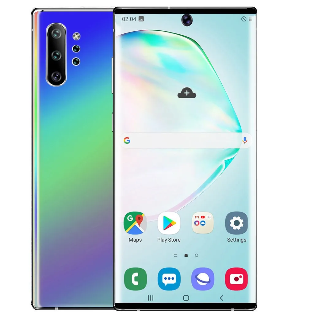 Смартфон с 6 8 дюймовым дисплеем процессором NOTE10 ОЗУ 2 Гб ПЗУ 16 Android 9 1 3G|Смарт-часы| |