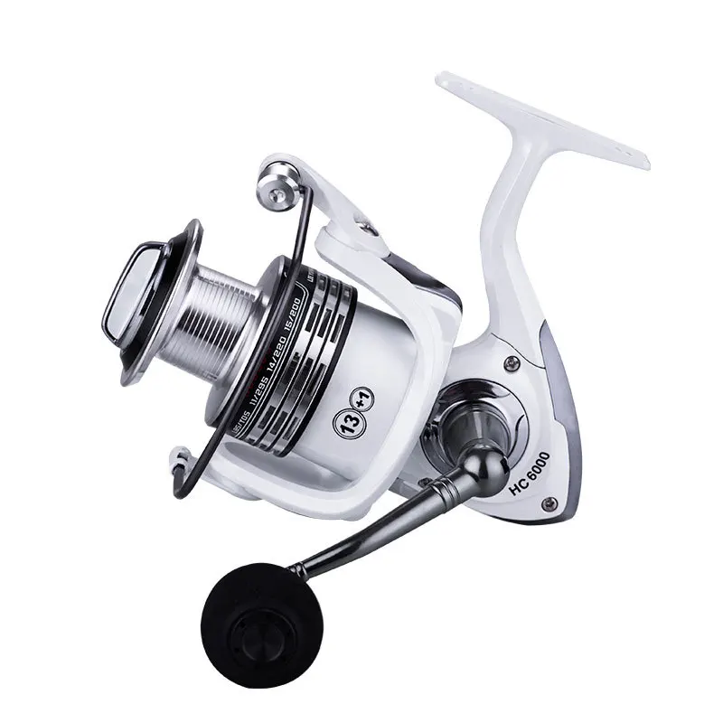  Carp Spinning Fishing Reel Ratio 5.2:1 1000-7000 Model 2 Spools Metal Body Sea Boat Jigging Fishing