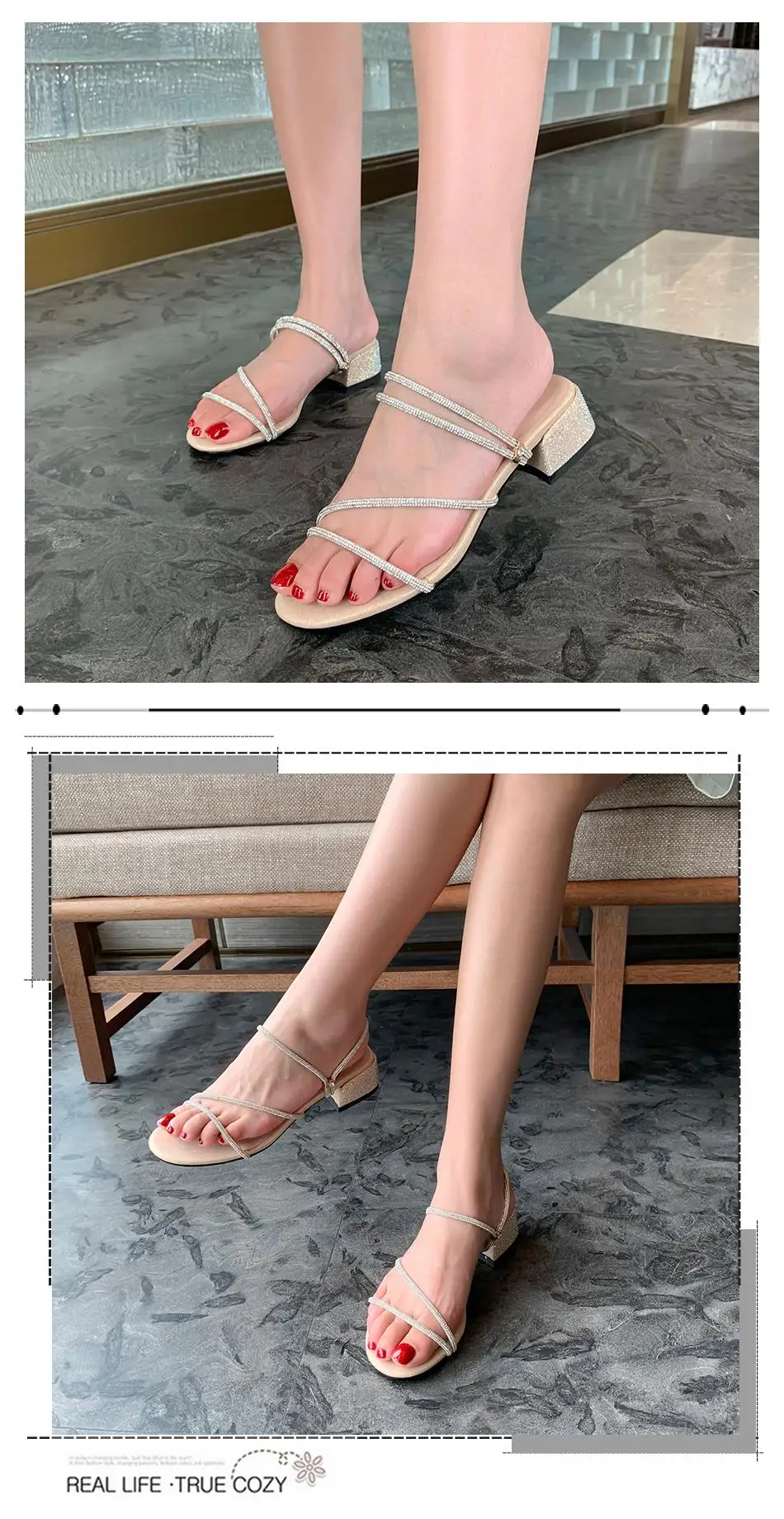peep toe summer sandals