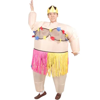 

Ballet Inflatable Cosplay Costumes For Women Men Inflated Garment Make Up Halloween Christmas Party Suits Adult Fancy Clothes