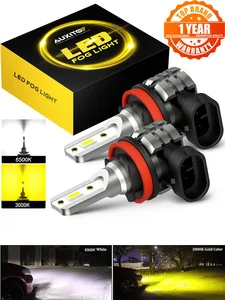 Светодиодная противотуманная фара AUXITO 2x 2000LM H8 H11 Canbus H16JP 9005 HB3 9006 HB4 светодиодный BMW VW Benz Audi A3 8P A4 B8 B6 A6 C6 C7 BMW E60 E90