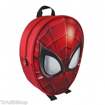 

TradeShopTraesio - ZAINO SPIDERMAN STAMPA IN 3D SCUOLA BAMBINI ASILO MATERNA 31 CM