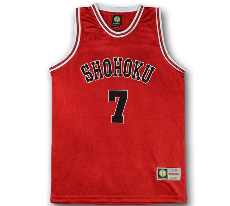 Slam Dunk Shohoku High School No.7 Miyagi Ryota жилет для косплея баскетбольная майка|Костюмы аниме| |