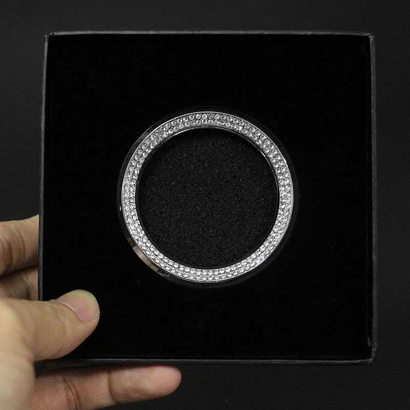 

Car Steering Wheel Logo Modification Stickers Ring Synthetic Diamond Decoration For BMW 3 5 Series X1 X3 X5 X6 For MINI Series