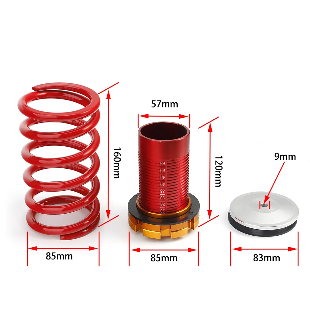 CNSPEED алюминиевые комплекты для Honda Civic 88-00 красные подвески Coilover/пружины Coilover YC100333-RD