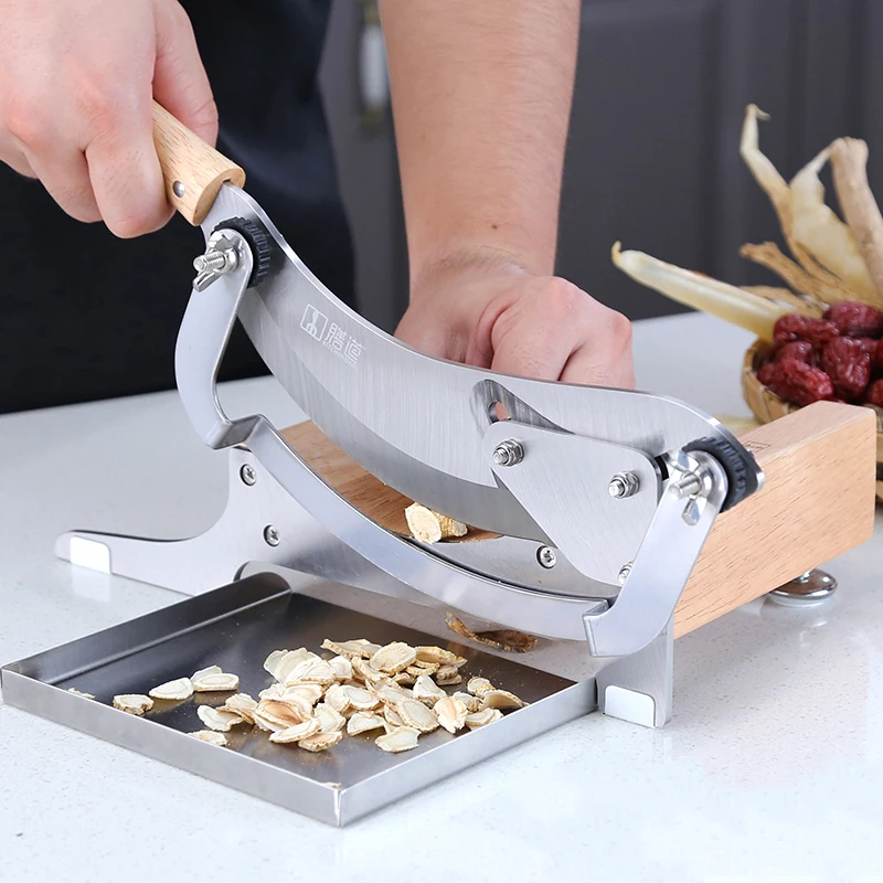 

Traditional Chinese Medicine Slicer Maca Cutting Machine Ganoderma Cutter Machine Ginseng Medicinal Materials Slice Chopper