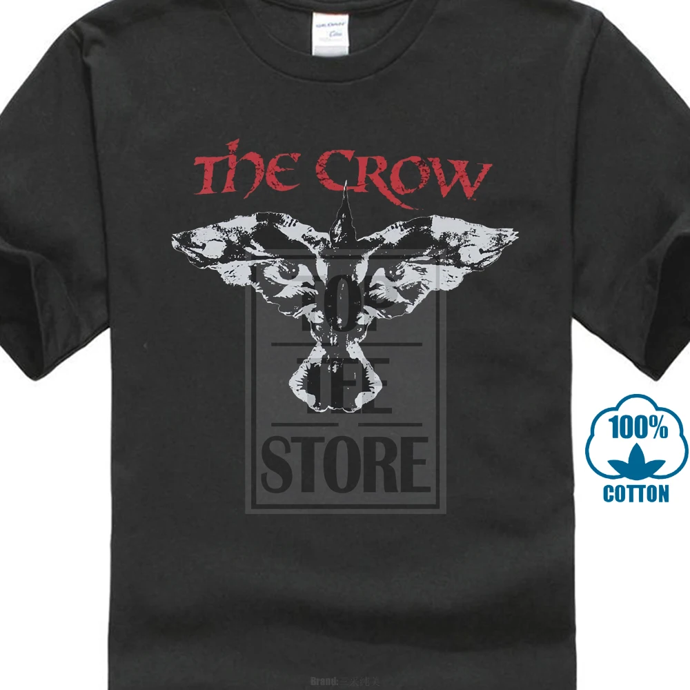 The Crow Movie Mens T Shirt Classic Face Logo Image 028826 |