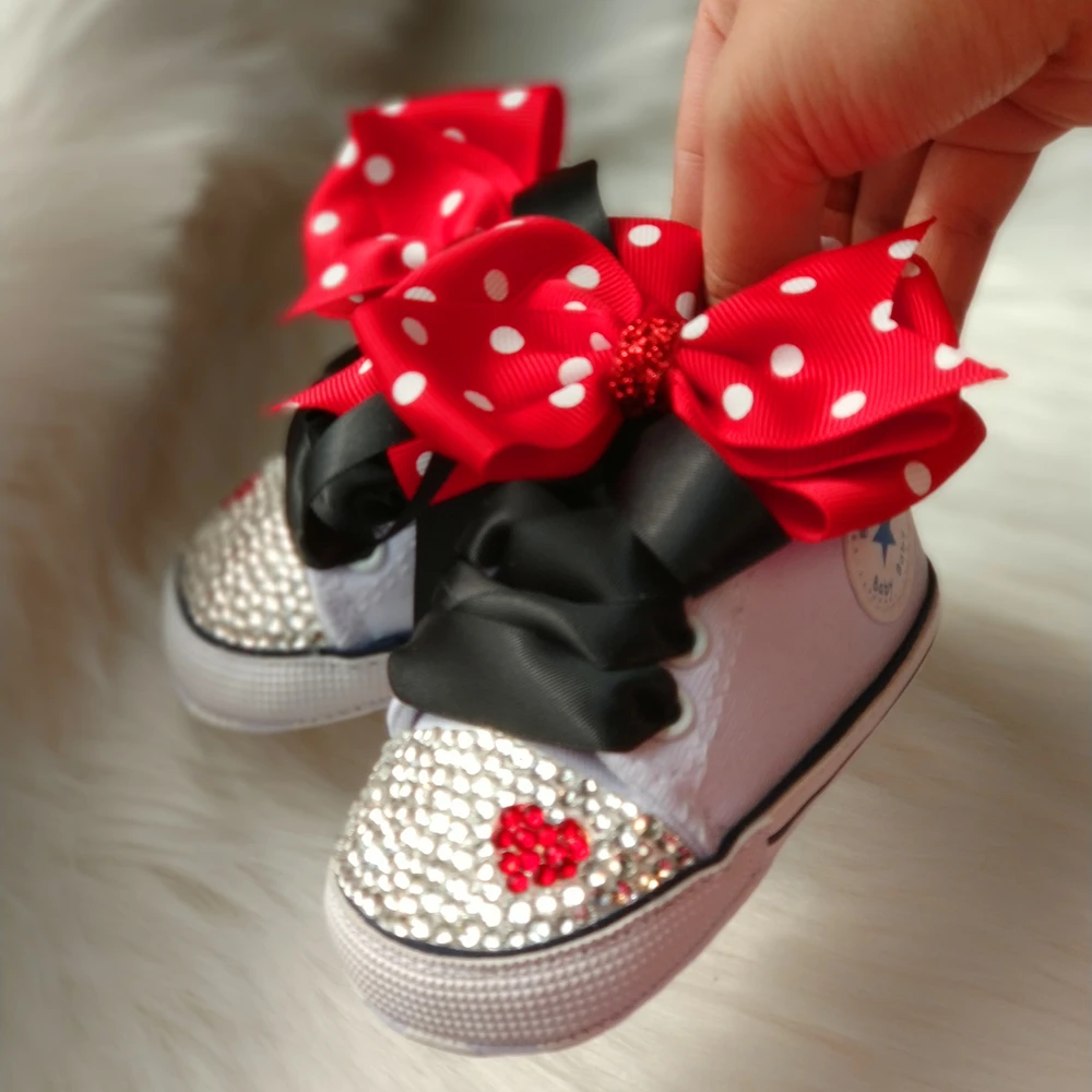Discount Baby Canvas Shoes Walkers Sparkle Sneaker Girl Little Princess Dollbling 0-1Y Stunning-Pram Lr8qxxWV0