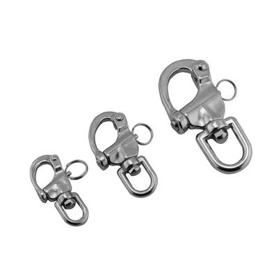 

316 Stainless Steel Swivel Shackle Quick Release Boat Anchor Chain Eye Shackle Swivel Snap Hook for Marine Architectural