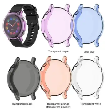 

Anti-fall Transparent HD Silicone Shell For HUAWEI SMART WATCH GT 2 42mm All-inclusive Screen Protection Cover Waterproof CASE