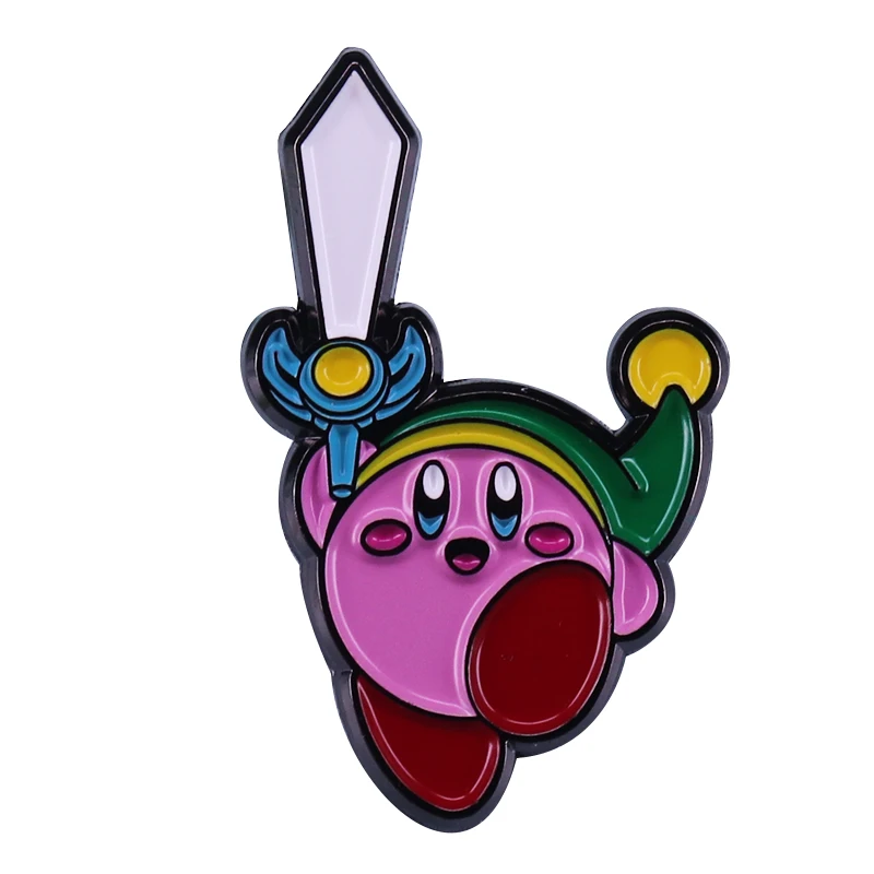 Kirby badge игровая булавка для Nintendo cute шапка Сумка Одежда decor|Броши| |