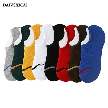 

5Pair/lot=10pieces Summer Solid Color Boat Socks Ladies Slip Silicone Female Invisible Socks Casual Woman Socks