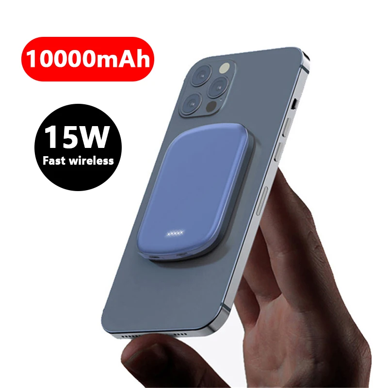 2021 NEW 10000mAh For magsafe power bank External auxiliary battery For iphone12 Magsafing powerbank Magnetic Wireless charger