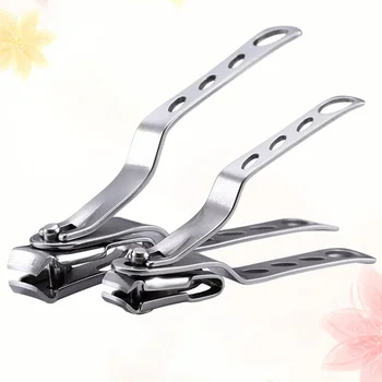 

2pcs 360 Degree Nail Clipper Rotating Nail Trimmer Stainless Steel Nail Clippers Portable Manicure Tools for Man Woman Home Trav