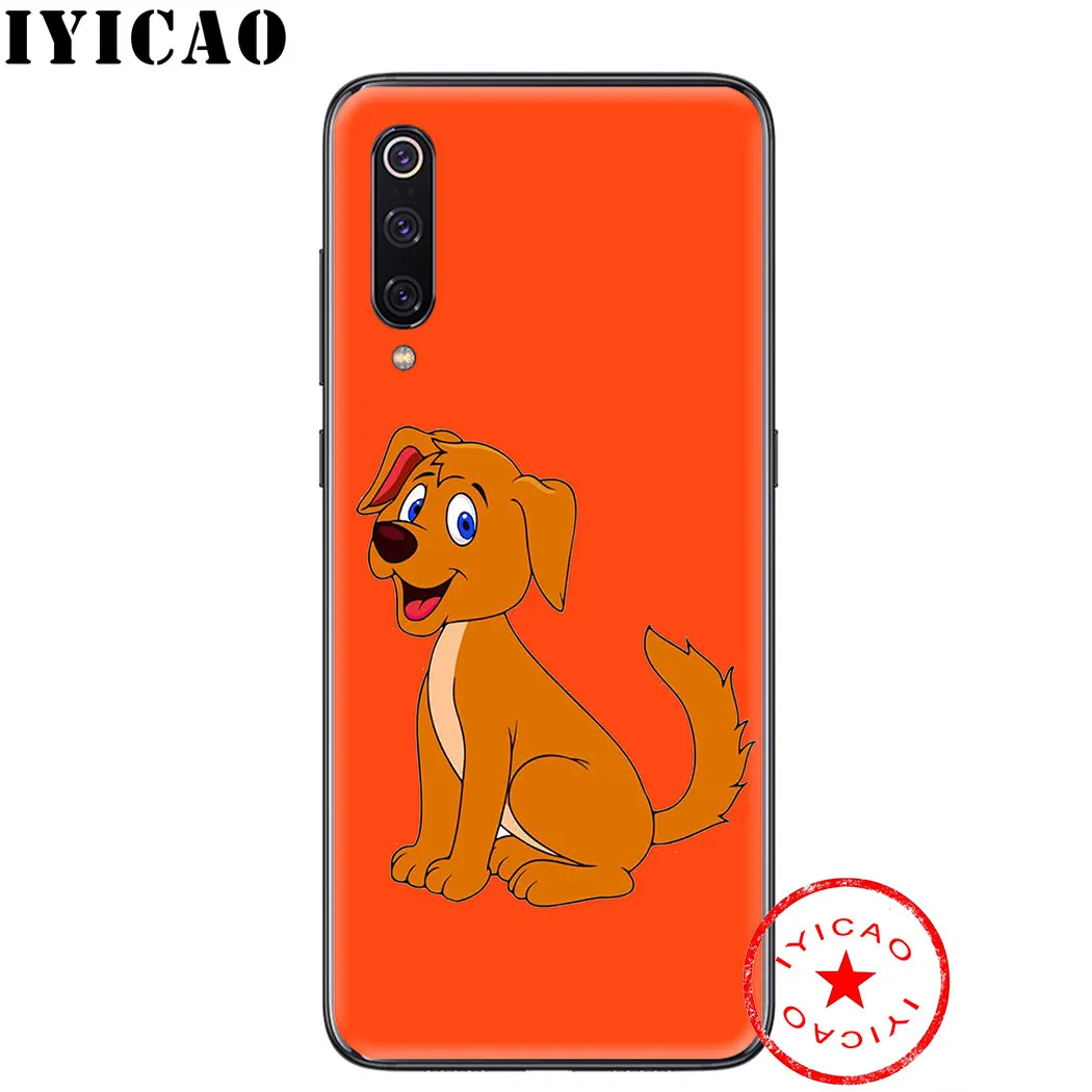 IYICAO с героями мультфильма Щенячий красный orange мягкий чехол для Xiaomi mi A3 A2 A1 8 Lite 9 Se