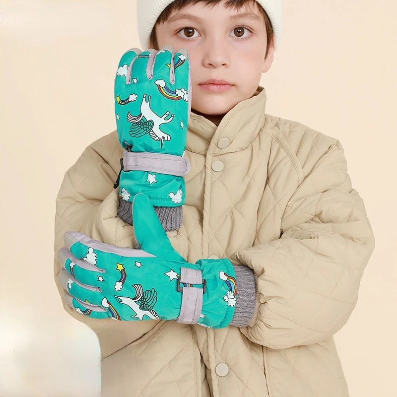 gants fille gants femme hiver chic moufles femme gant thermique gant  tactique gants enfant moufle enfants gant hiver Mitaines pour enfants, gants  imperméables, longs, sans doigts, élégants, chauds, pour l'hiver