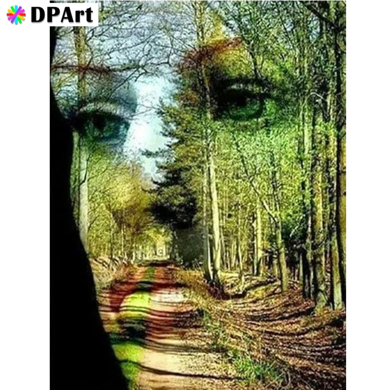 Алмазная картина 5D полностью квадратная/круглая дрель абстрактная женщина