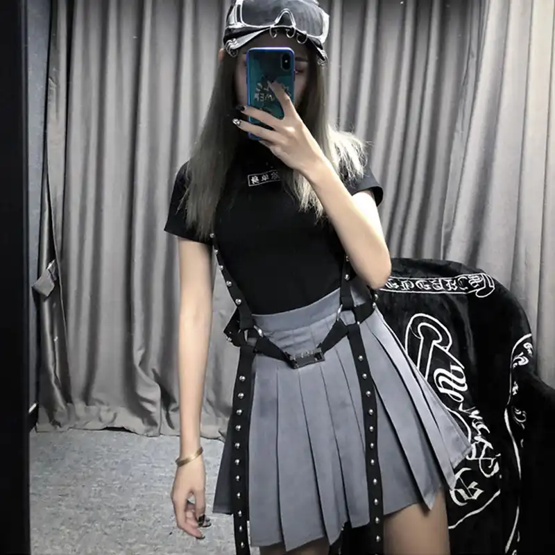 カジュアル女性プリーツスカートコスプレアニメjkチェック柄スカート日本スタイルの女子高生制服ショートドレス Skirts Aliexpress