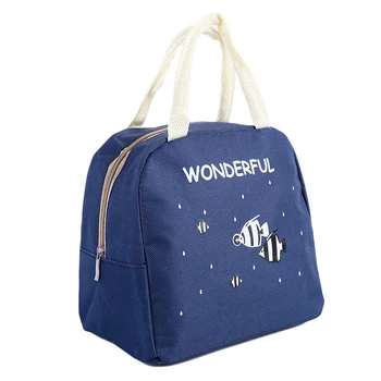 

1 Portable Lunch Bag Insulated Cold Cloth 2-4 People Easy To Carry Case Thermal Bag For Kids Women Girls Ladies Man