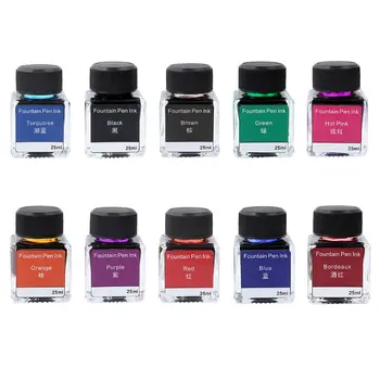 

Colorful Non-carbon Ink for Dip Fountain Pen Calligraphy Writing Painting Graffiti School Office Stationery