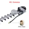 4G/2,4G антенна Wi-Fi 25dBi RP-SMA/SMA мужской открытый Беспроводной Yagi антенна для маршрутизатора бустерный усилитель-модем 1,5 m/4.92ft ► Фото 3/6