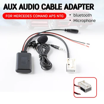 

for Mercedes for Benz W169 W245 W203 W209 W164 bluetooth Aux Receiver Cable Adapter with Microphone Wireless Aux Interface