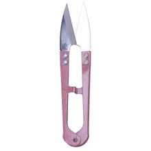 Крест иглы острые пружины Thrum пряжи ножницы розовый