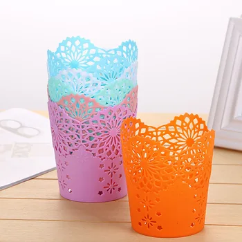 

Multifunctional creative Makeup Brush Holder Rubbish Storage Desktop Ornament Crafts Storage Basket makeup organizer storage box