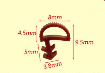 10 метров уплотнительная полоса для двери, окна, осадка пыли насекомых уплотнительная полоса Звукоизоляция Уплотнительная Прокладка проект стопор бескаркасные - Цвет: 1