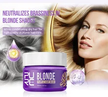 

Purple Hair Mask Removes Yellow And Brassy Tones Repairs Frizzy Make Hair Soft Smooth Professional Hair Mask Hair Care 60ml