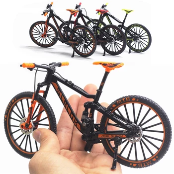 

1:10 Legering Fiets Model Diecast Metalen Vinger Mountainbike Racing Speelgoed Bocht Road Simulatie Collectie Speelgoed Voor Ki
