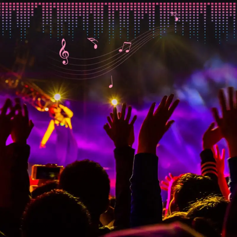 USB СВЕТОДИОДНЫЙ светильник для автомобиля атмосферная звезда DJ RGB Красочный музыкальный звуковой светильник интерьерный декоративный светильник G6KC