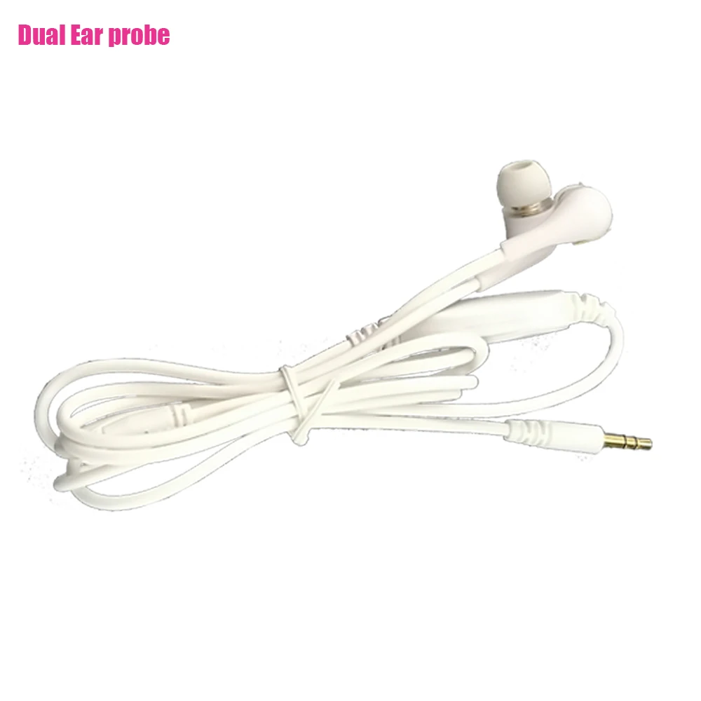 LASTEK Dual Head Ear probe and 7-Diodes external pad Probe Connect with 650nm Semiconductor Laser Watch Therapeutic Device