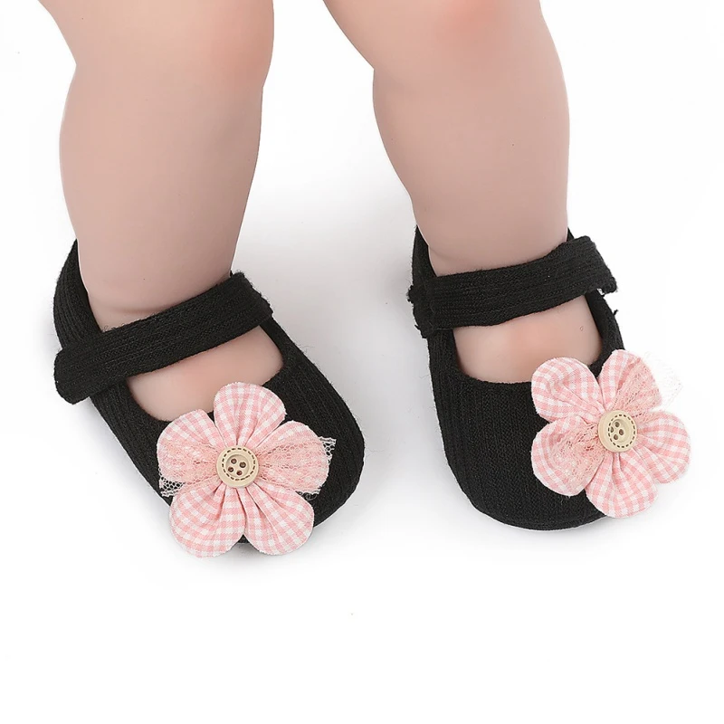 

2020 Autumn Baby Boy Girl First Walkers Footwear Kids Infant Newborn Unisex Cotton Soft Sole Crib Shoes Flower Prewalker Shoes
