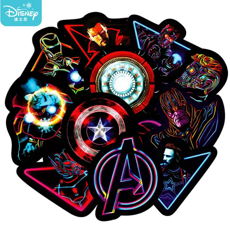 Car-Sticker Luggage Skateboard Laptop-Guitar Moto Marvel Movie Hero Anime Waterproof